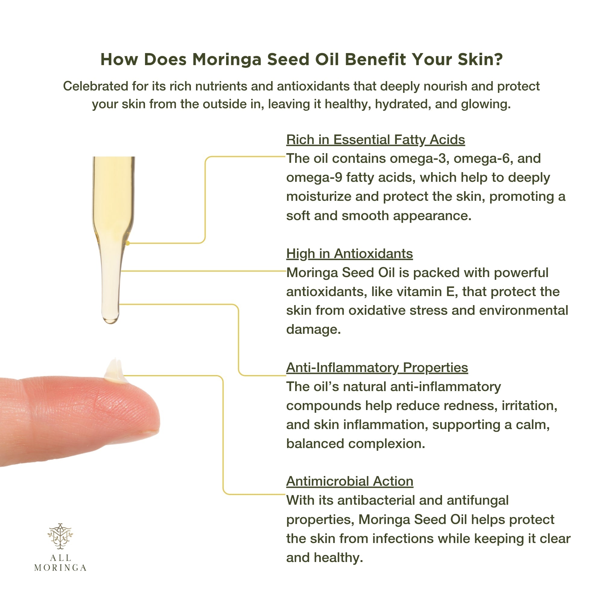 Moringa Oleifera Cold Press Seed Oil Premium Untouched Pure 100% All Natural Organic (Ben oil) for Face,  Body, and Hair. Unscented or Lavender and Ylang Ylang infused (All Skin Types)