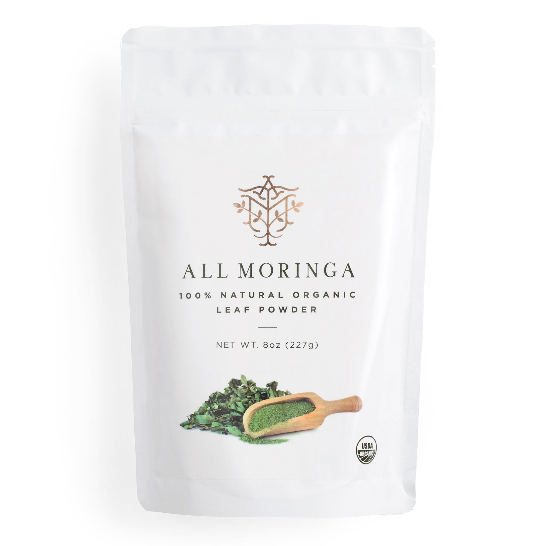 Premium Organic Moringa Oleifera Leaf Powder, Raw, Pure, Non GMO