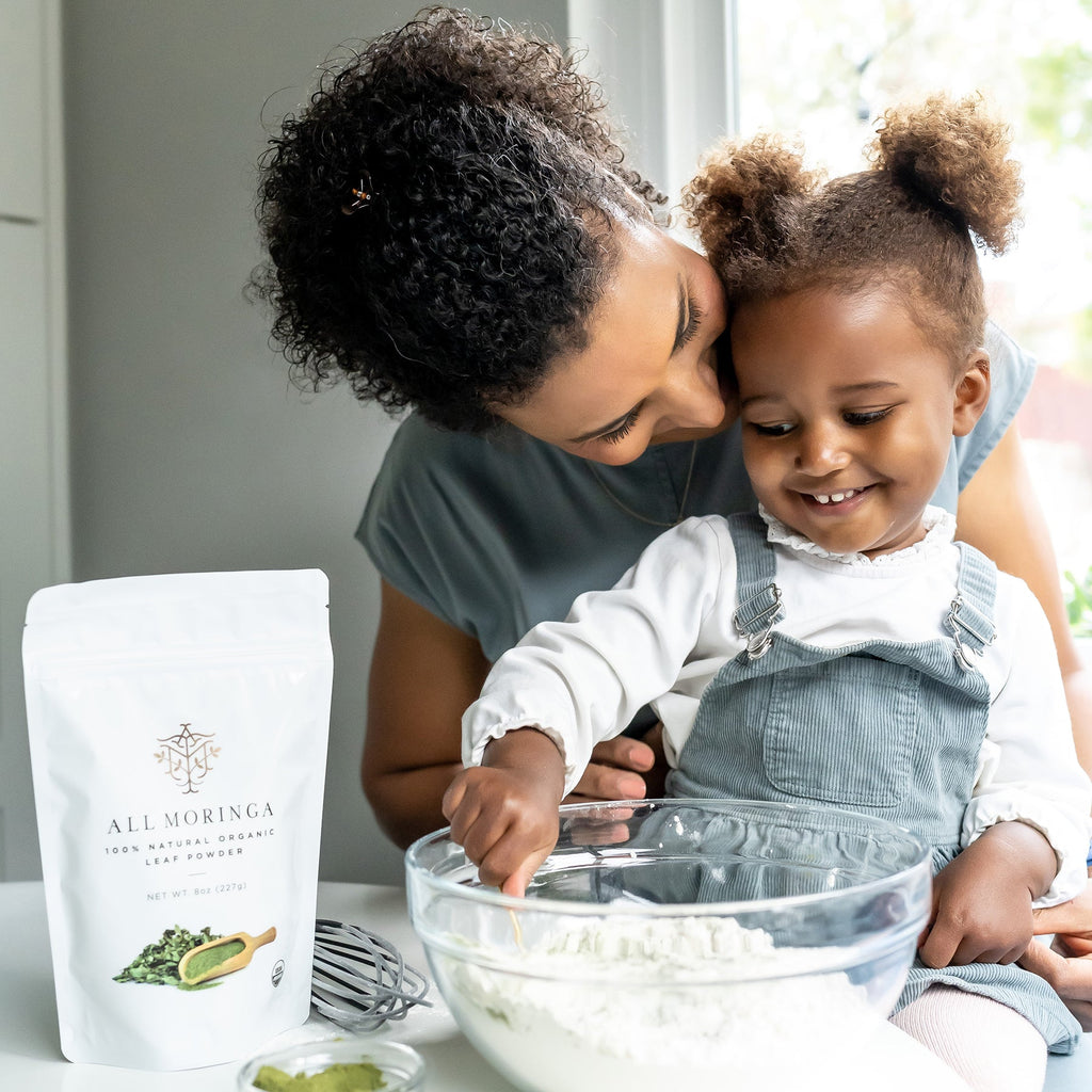 Premium Organic Moringa Oleifera Leaf Powder, Raw, Pure, Non GMO