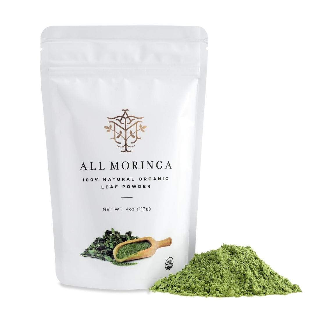 Premium Organic Moringa Oleifera Leaf Powder, Raw, Pure, Non GMO