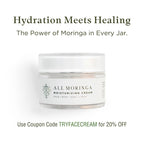 All Natural Moringa Face Cream – Lightweight Moisturizer for Sensitive Skin – Hydrating & Nourishing Formula