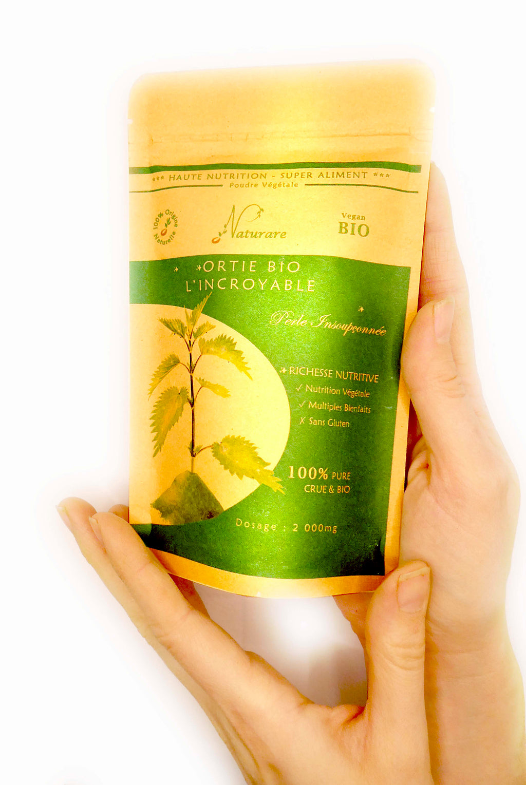 DROP - THE INCREDIBLE ORGANIC NETTLE 2000mg - Food Supplement