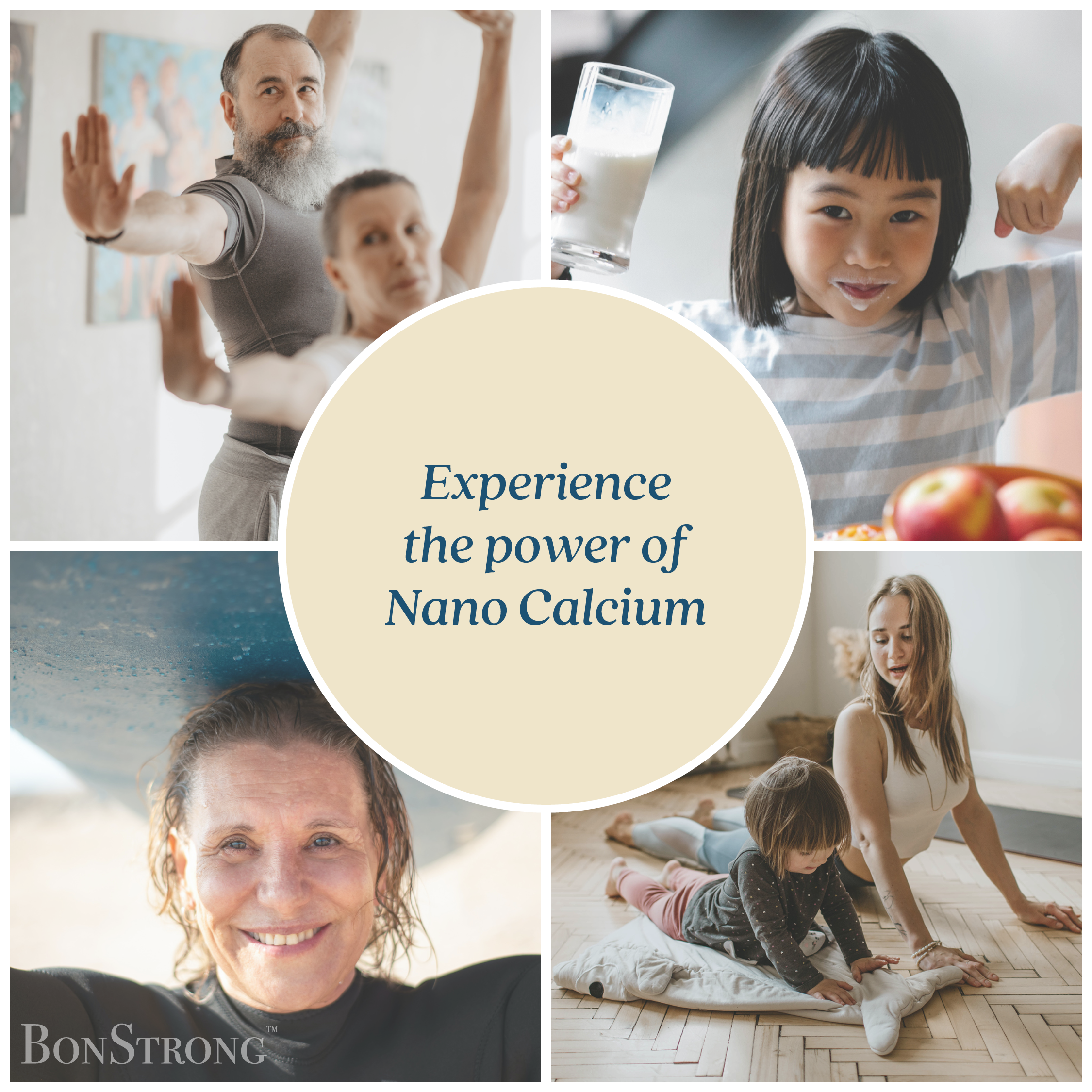 BonStrong Nano Calcium Magnesium & MSM Supplements