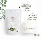 Skincare supplements Moringa Face Cream + Moringa leaf Capsules/Powder | Beautiful Inside and Out